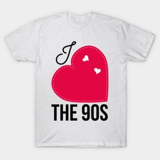 I love the 90s Retro Vintage Heart T-Shirt